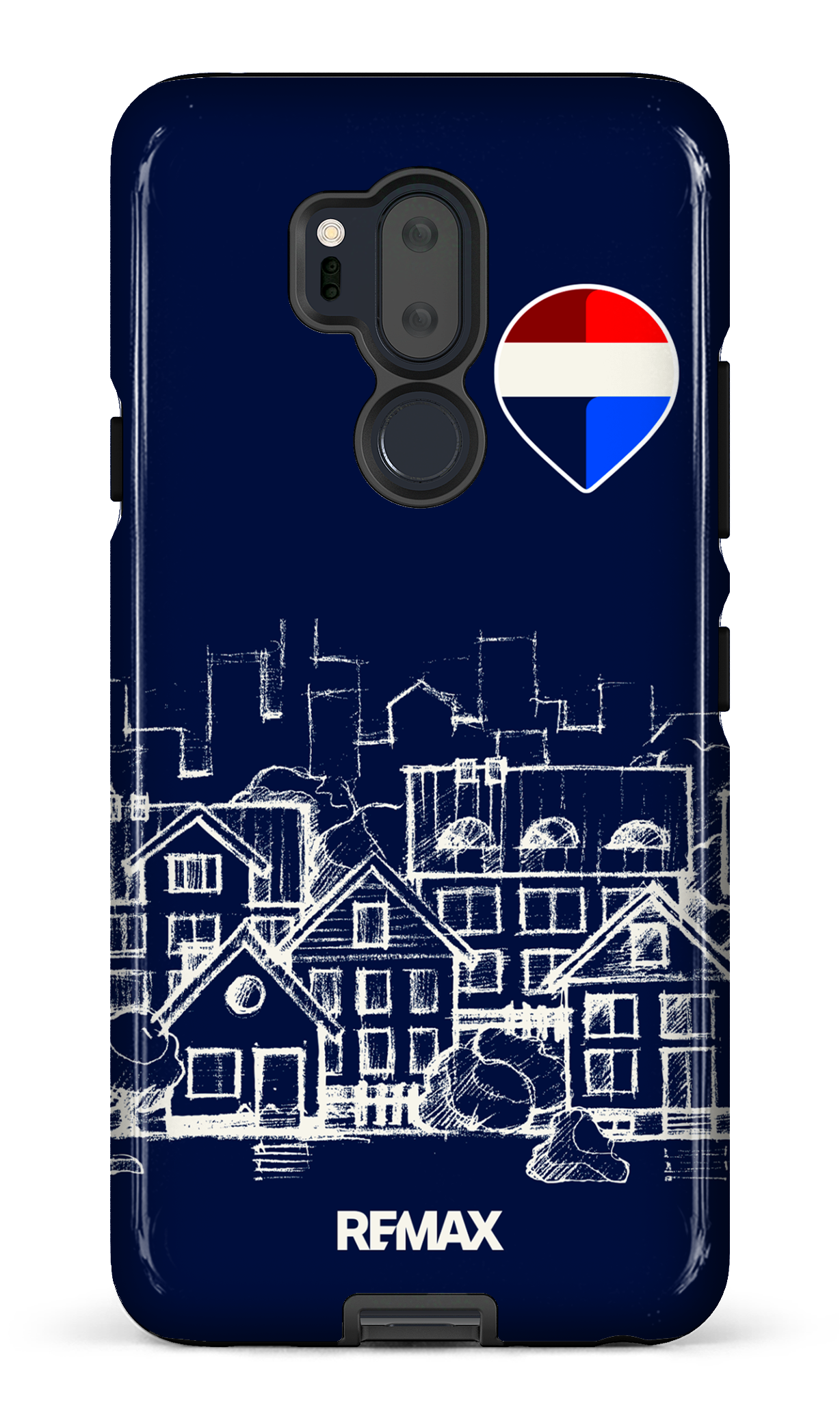LG G7 Tough Remax Sketch Bleu -