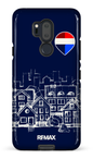 LG G7 Tough Remax Sketch Bleu -