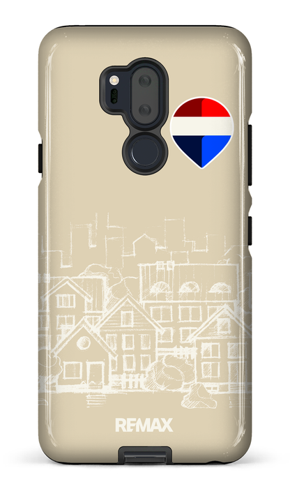 LG G7 Tough Remax Sketch Crème -