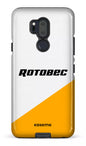 LG G7 Tough Rotobec Blanc et Jaune -