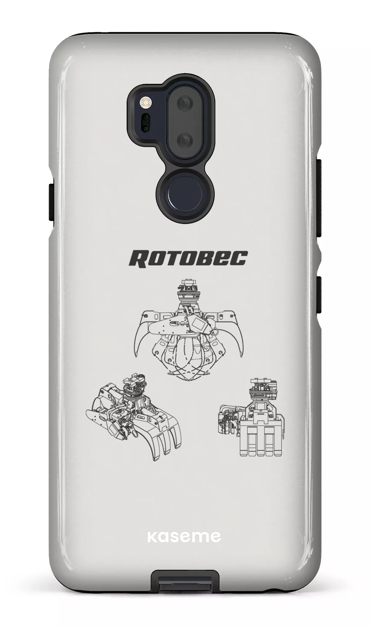 LG G7 Tough Rotobec Gris -