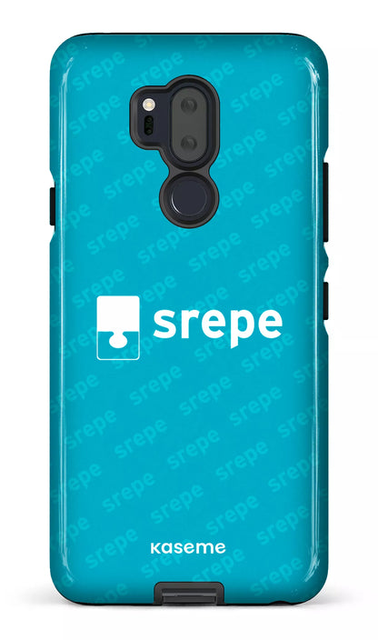 LG G7 Tough SREPE Pattern Turquoise -