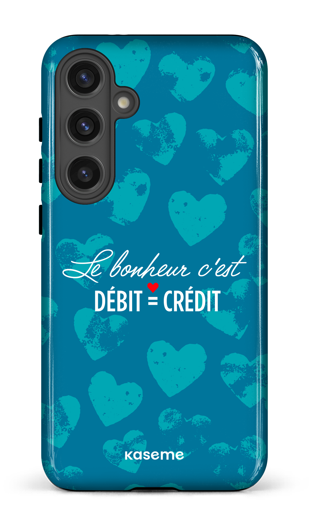 Le bonheur c'est débit = crédit - Galaxy S24 Plus Tough (Gloss)