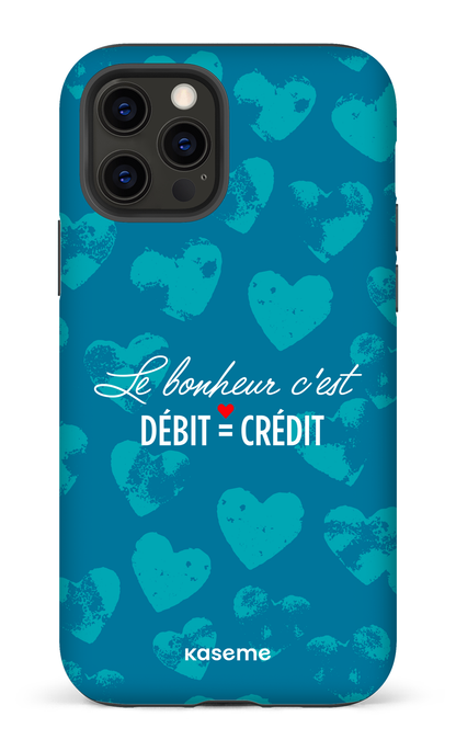 Le bonheur c'est débit = crédit - iPhone 12 Pro Tough Matte