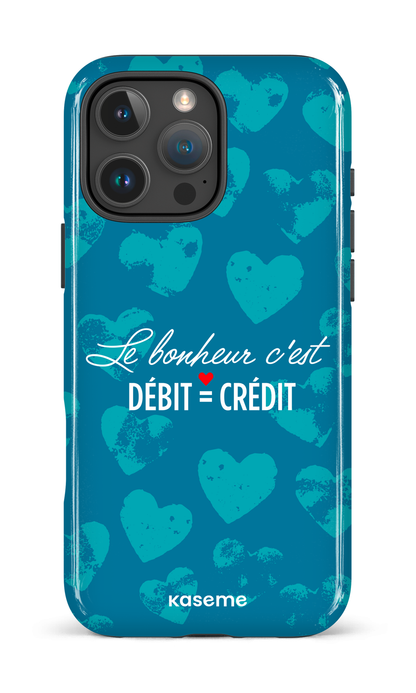 Le bonheur c'est débit = crédit - iPhone 16 Pro Max Impact Case