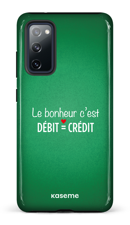 Le bonheur c'est débit = crédit (vert) - Galaxy S20 FE Tough