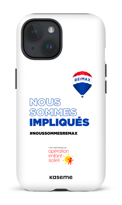 iPhone 15 Tough (Matte) Nous sommes impliqués par RE/MAX -