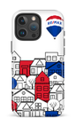 iPhone 16 Pro Max Impact Case Bâtiments RE/MAX Blanc -