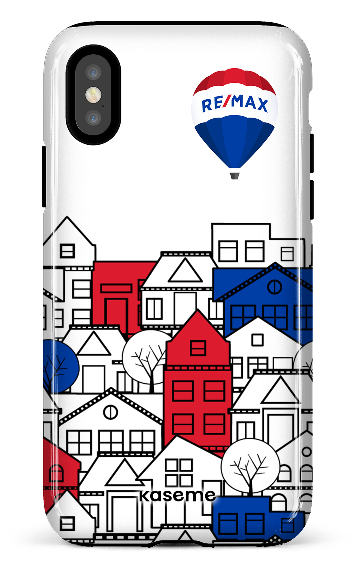 iPhone X/XS Tough Bâtiments RE/MAX Blanc -