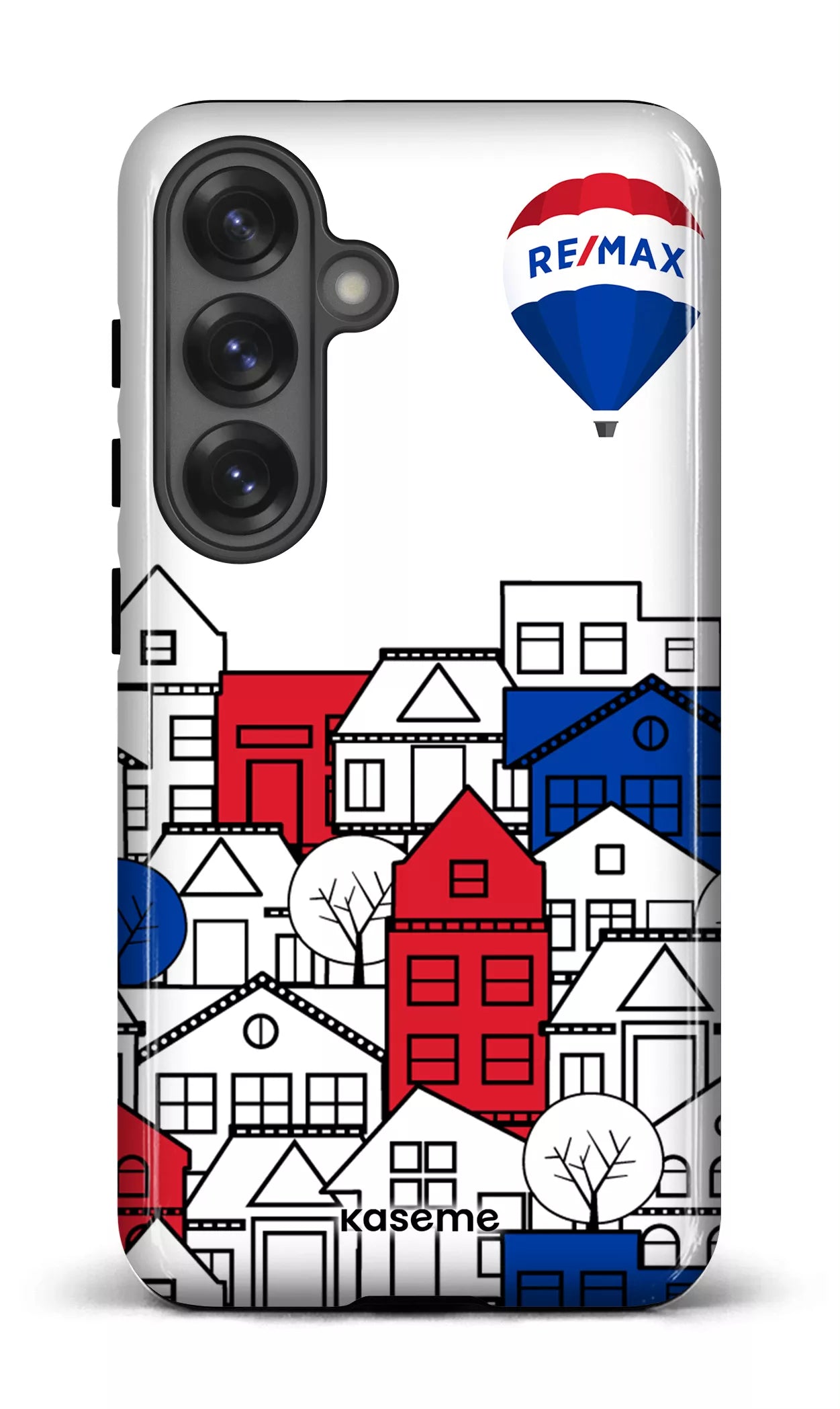 Galaxy S25 Tough (Gloss) Bâtiments RE/MAX Blanc -