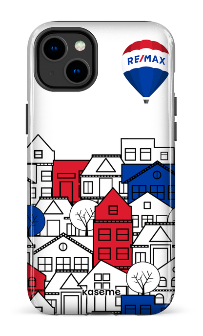 iPhone 14 Plus Tough Gloss Bâtiments RE/MAX Blanc -