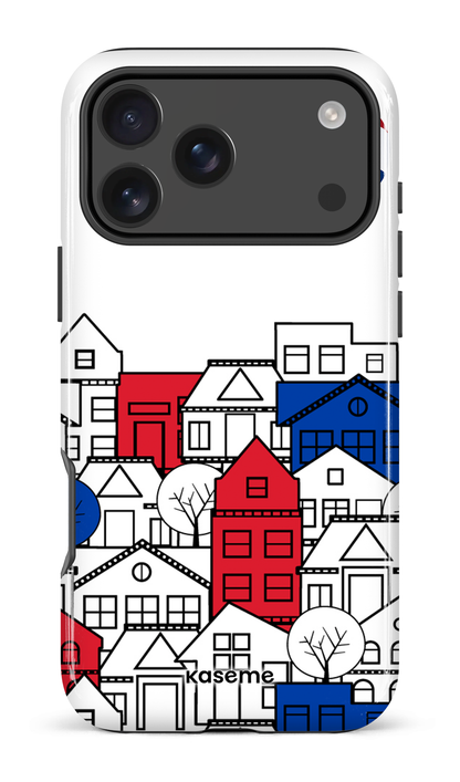 iPhone 17 Pro Max Impact Case Bâtiments RE/MAX Blanc -