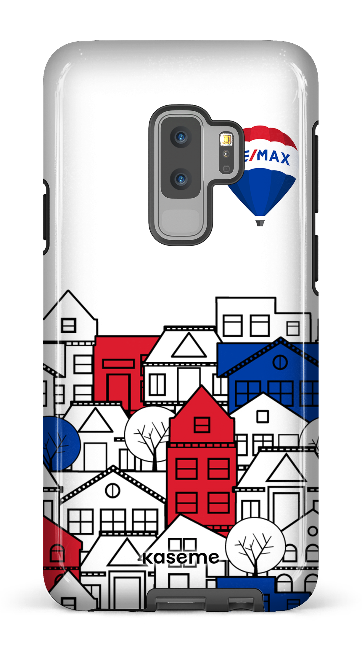 Galaxy S9 Plus Tough Bâtiments RE/MAX Blanc -