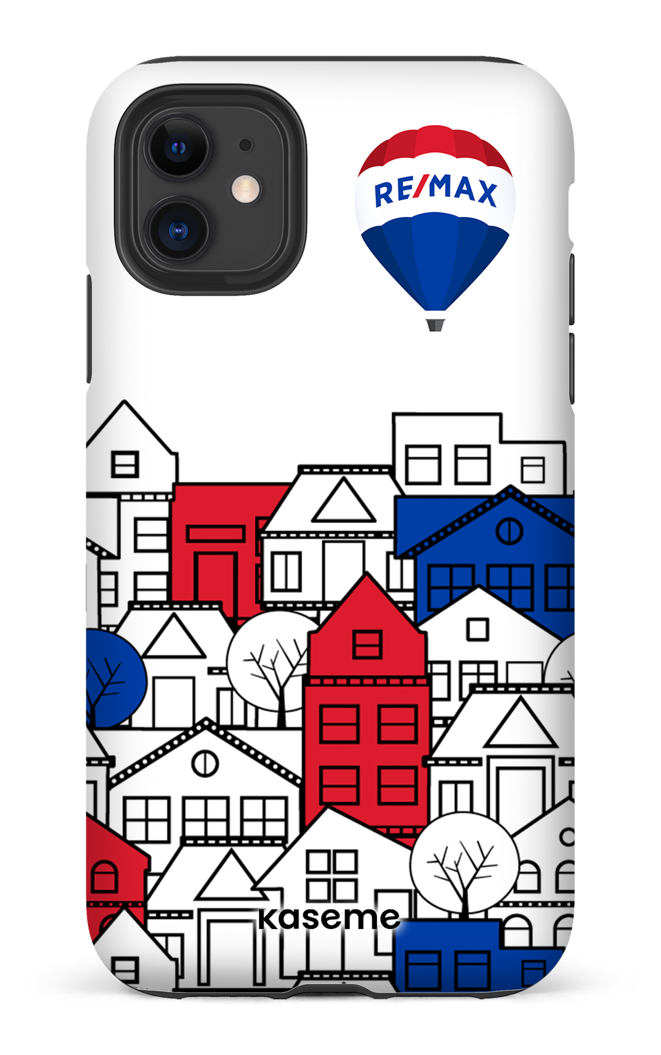 iPhone 11 Tough Matte Bâtiments RE/MAX Blanc -