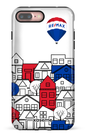 iPhone 7/8 Plus Tough Bâtiments RE/MAX Blanc -