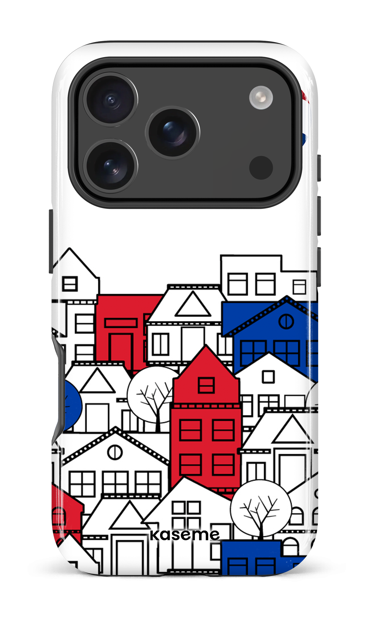 iPhone 17 Pro Impact Case Bâtiments RE/MAX Blanc -