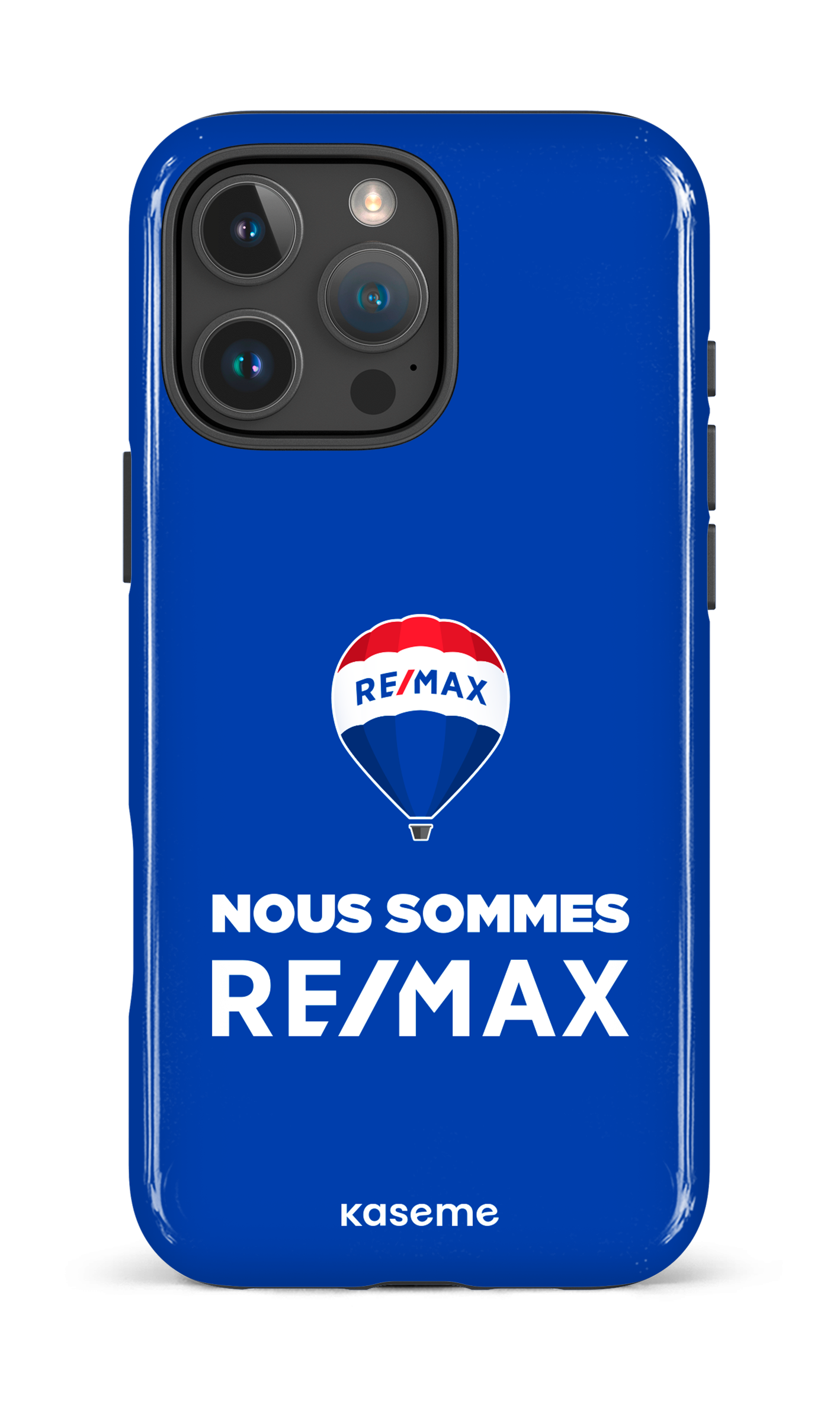 iPhone 16 Pro Max Impact Case Nous sommes RE/MAX Bleu -