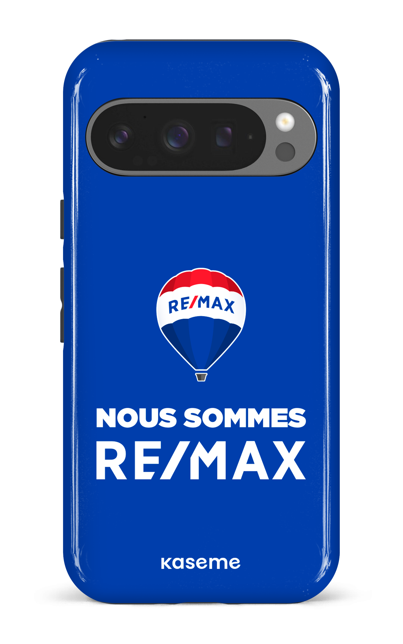 Google Pixel 9 Pro Impact (Gloss) Nous sommes RE/MAX Bleu -