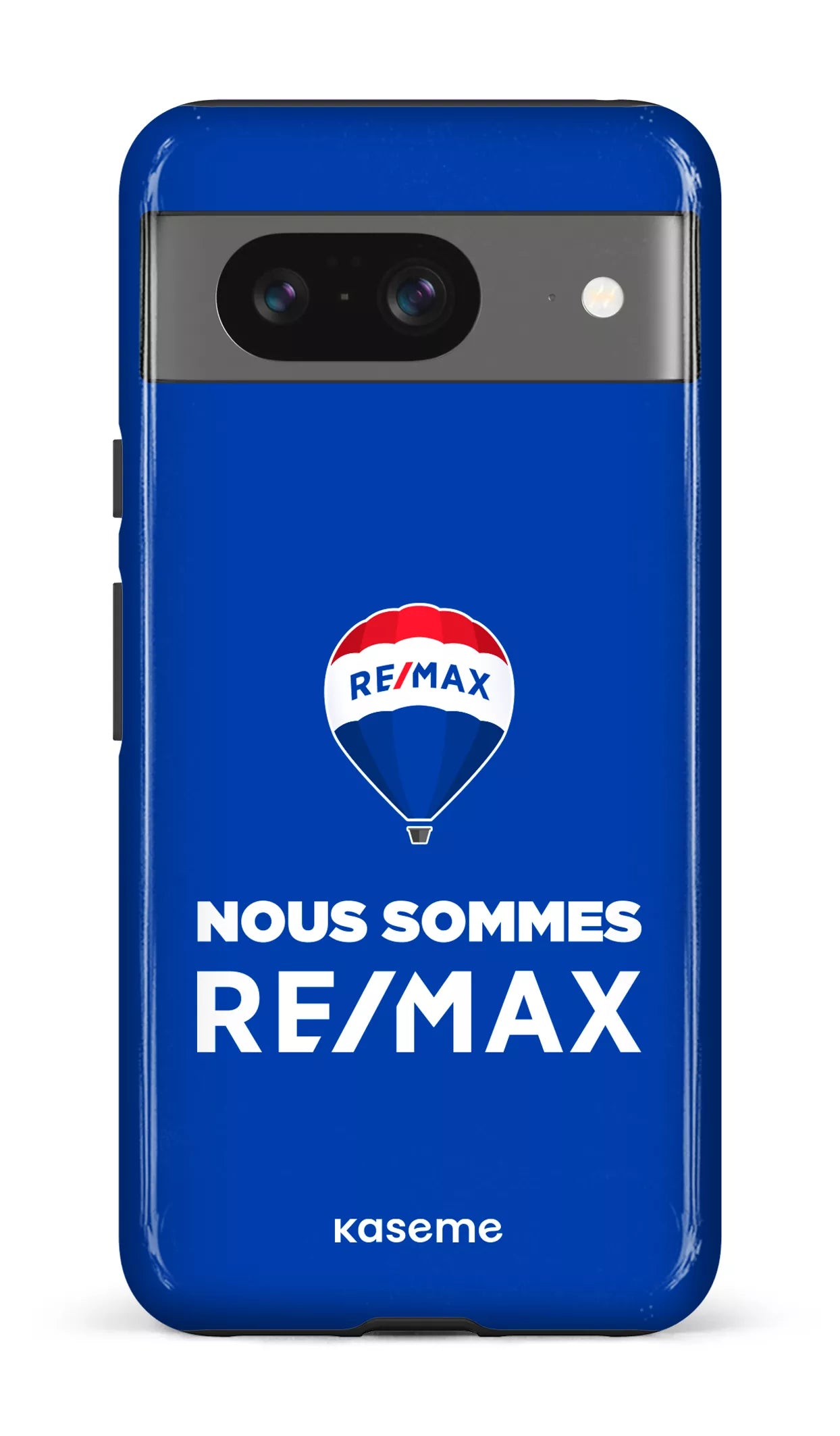 Google Pixel 8 Tough Gloss Nous sommes RE/MAX Bleu -
