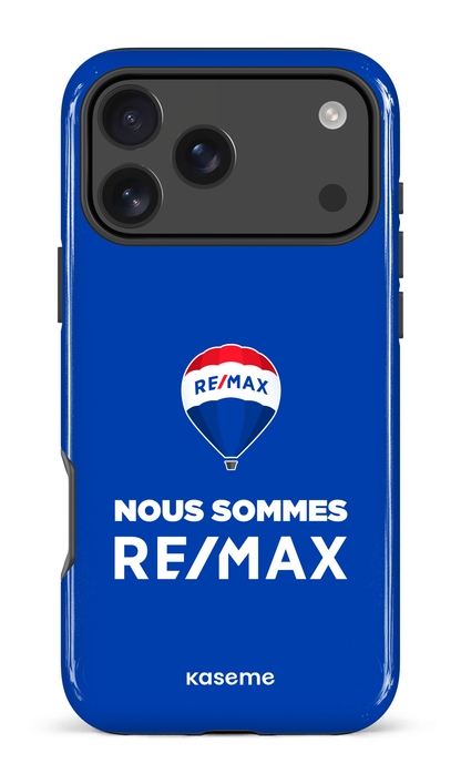 iPhone 17 Pro Max Impact Case Nous sommes RE/MAX Bleu -