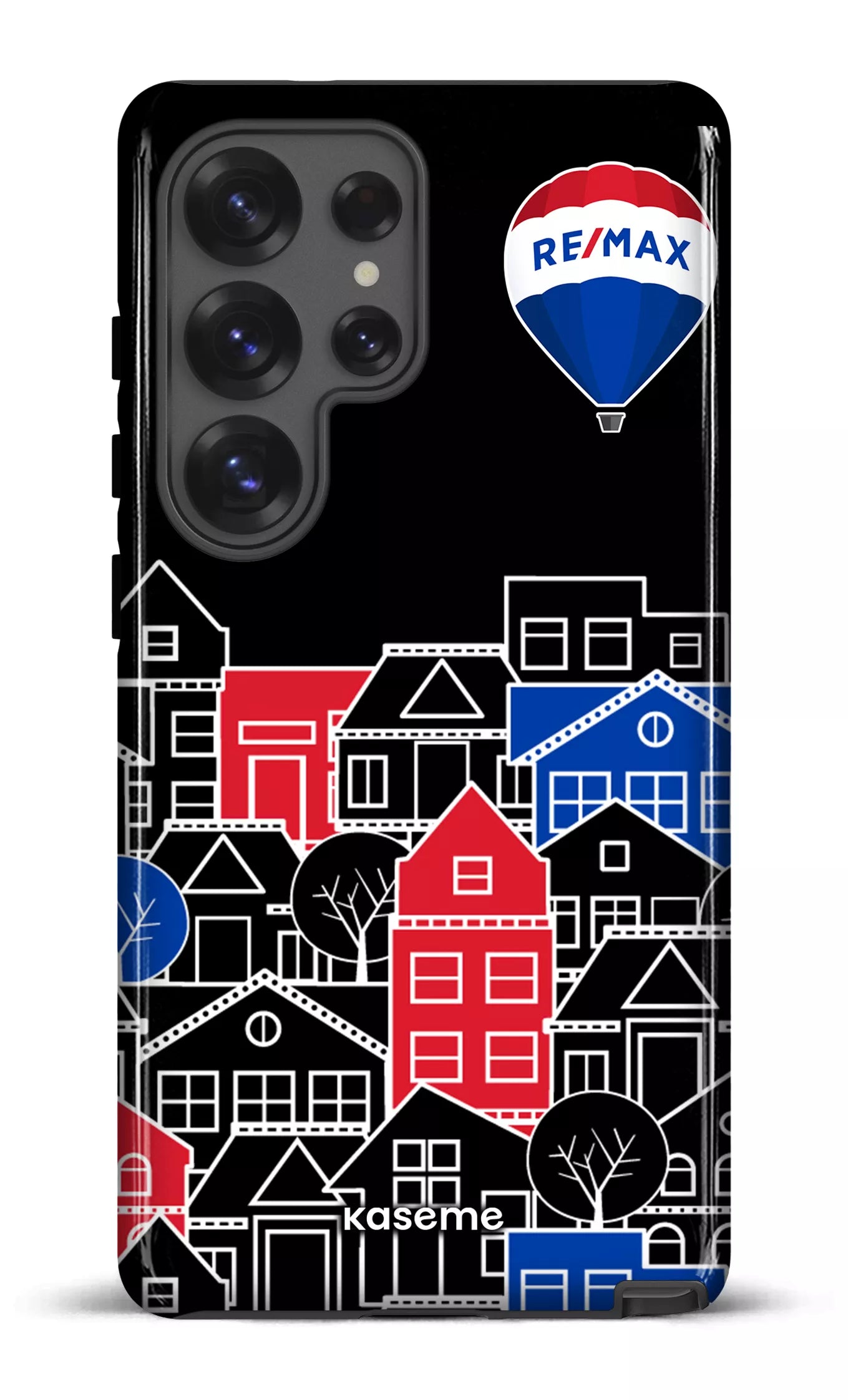 Galaxy S25 Ultra Tough (Gloss) Bâtiments RE/MAX Noir -