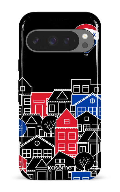 Google Pixel 9 Pro Impact (Gloss) Bâtiments RE/MAX Noir -