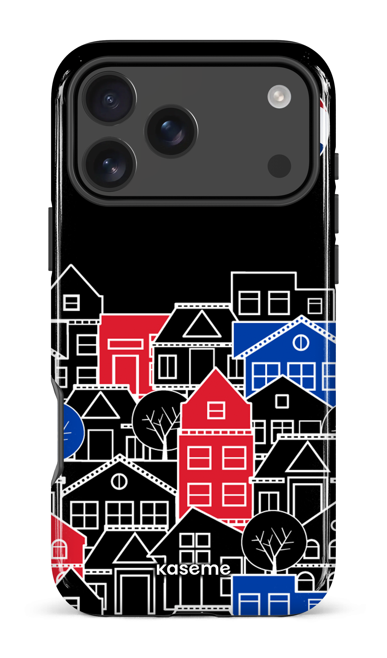 iPhone 17 Pro Max Impact Case Bâtiments RE/MAX Noir -