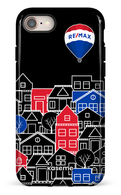 iPhone 7/8 Tough Bâtiments RE/MAX Noir -