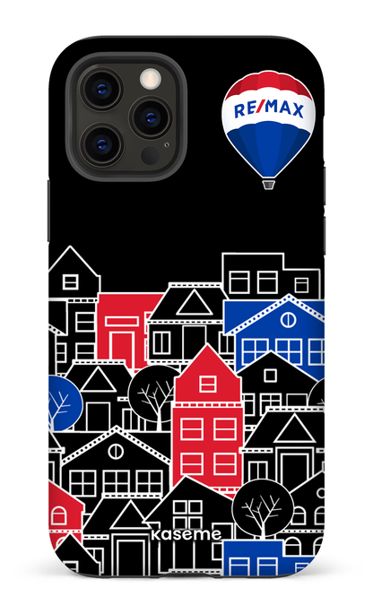 iPhone 12 Pro Tough Matte Bâtiments RE/MAX Noir -