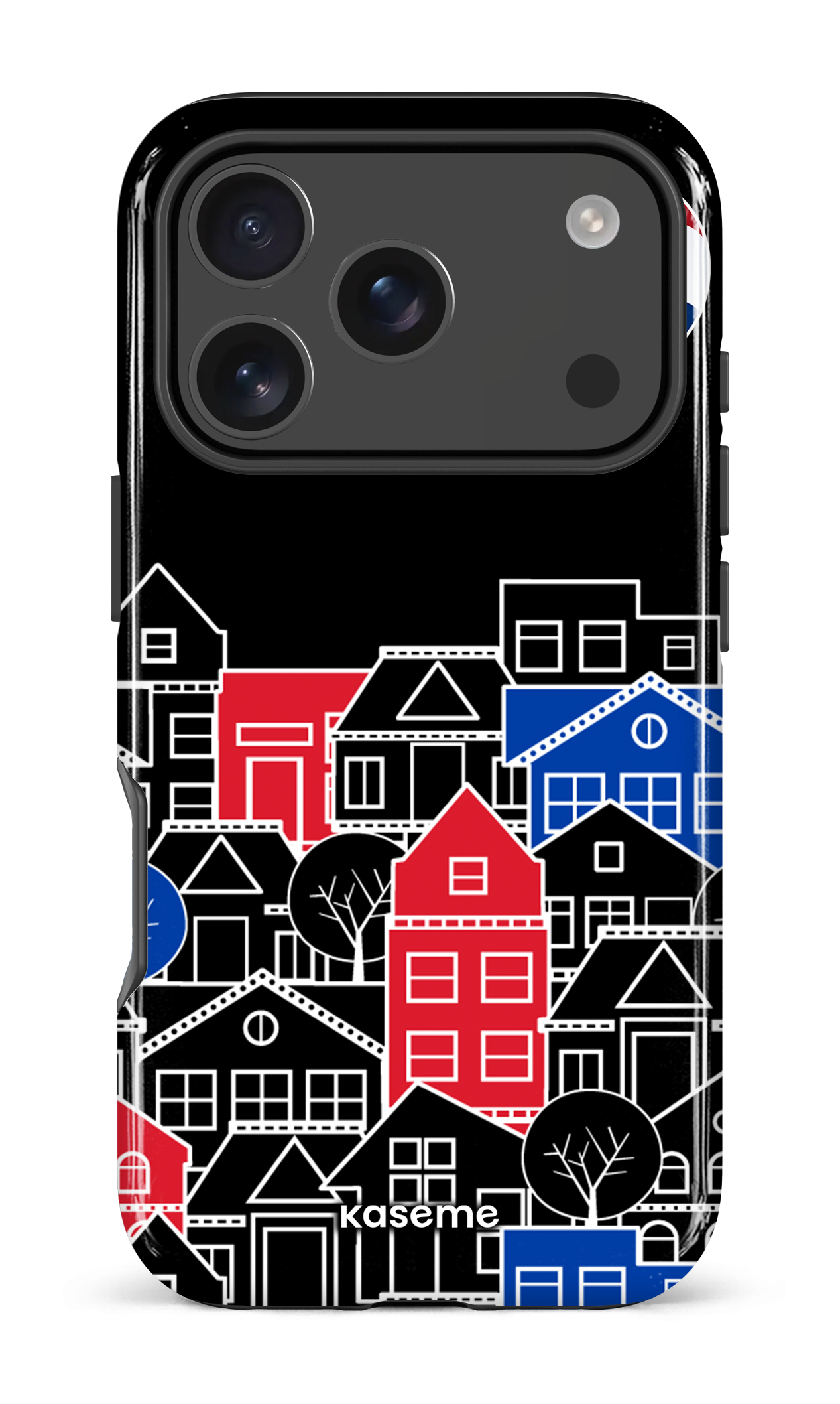 iPhone 17 Pro Impact Case Bâtiments RE/MAX Noir -
