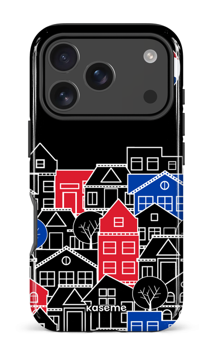 iPhone 17 Pro Impact Case Bâtiments RE/MAX Noir -