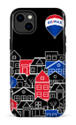 iPhone 14 Plus Tough Gloss Bâtiments RE/MAX Noir -