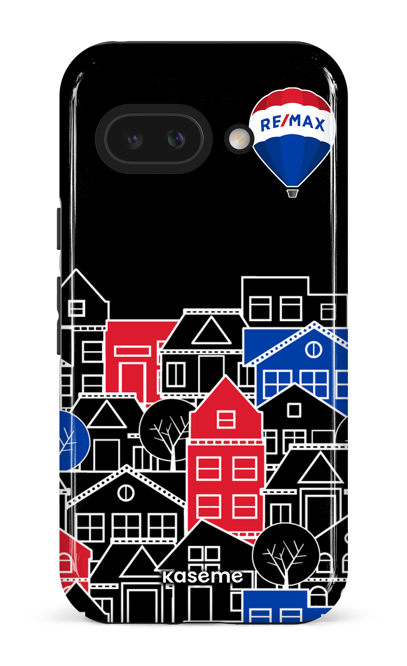 Google Pixel 9 A Impact (Gloss) Bâtiments RE/MAX Noir -