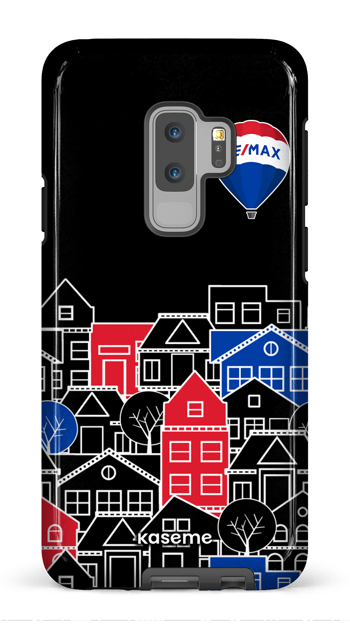 Galaxy S9 Plus Tough Bâtiments RE/MAX Noir -