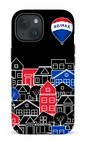 iPhone 15 Tough (Matte) Bâtiments RE/MAX Noir -