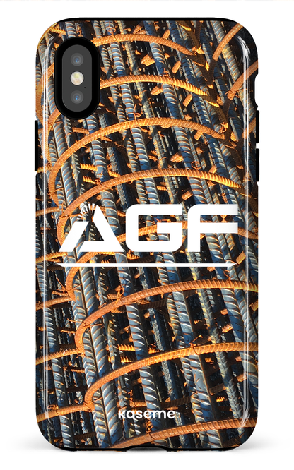 iPhone X/XS Tough AGF Acier -