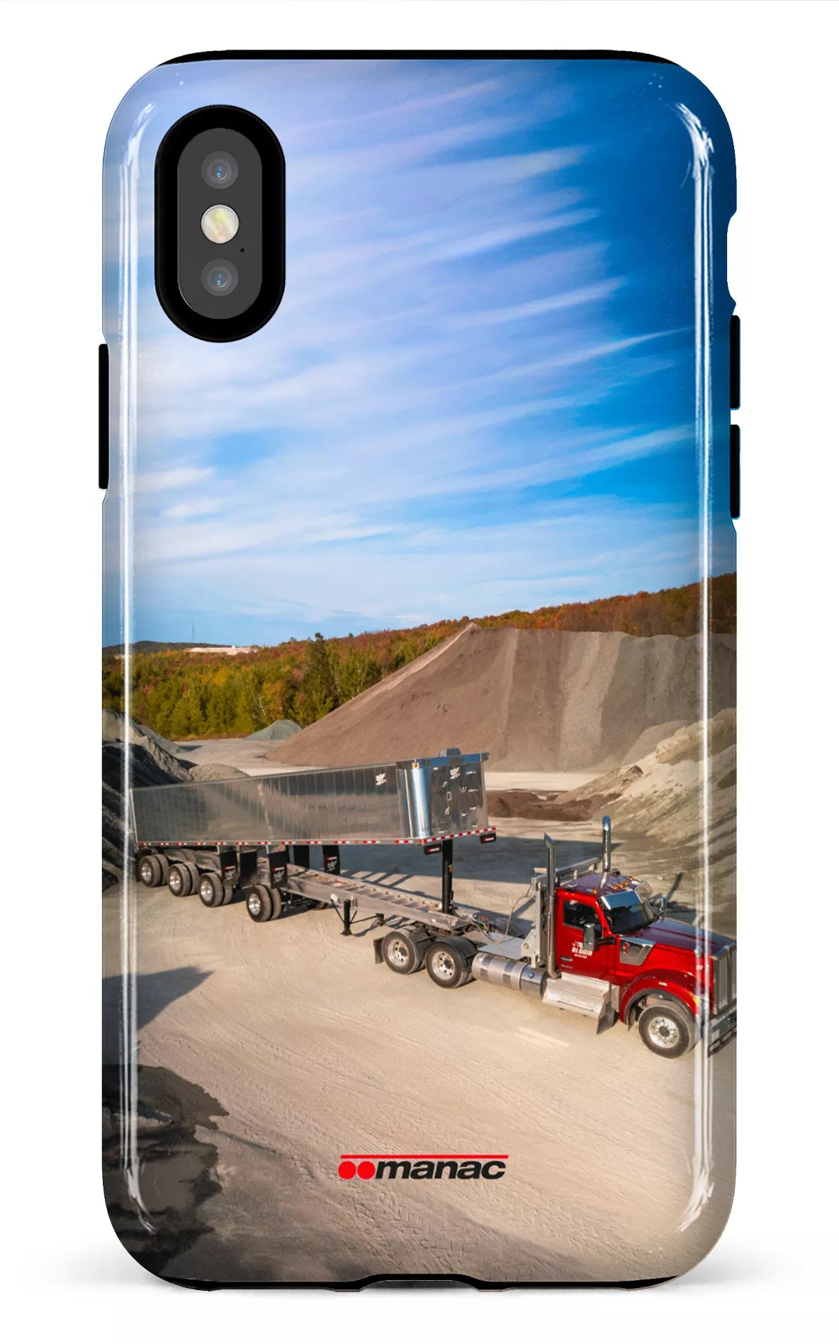 iPhone X/XS Tough Benne aluminium Manac -
