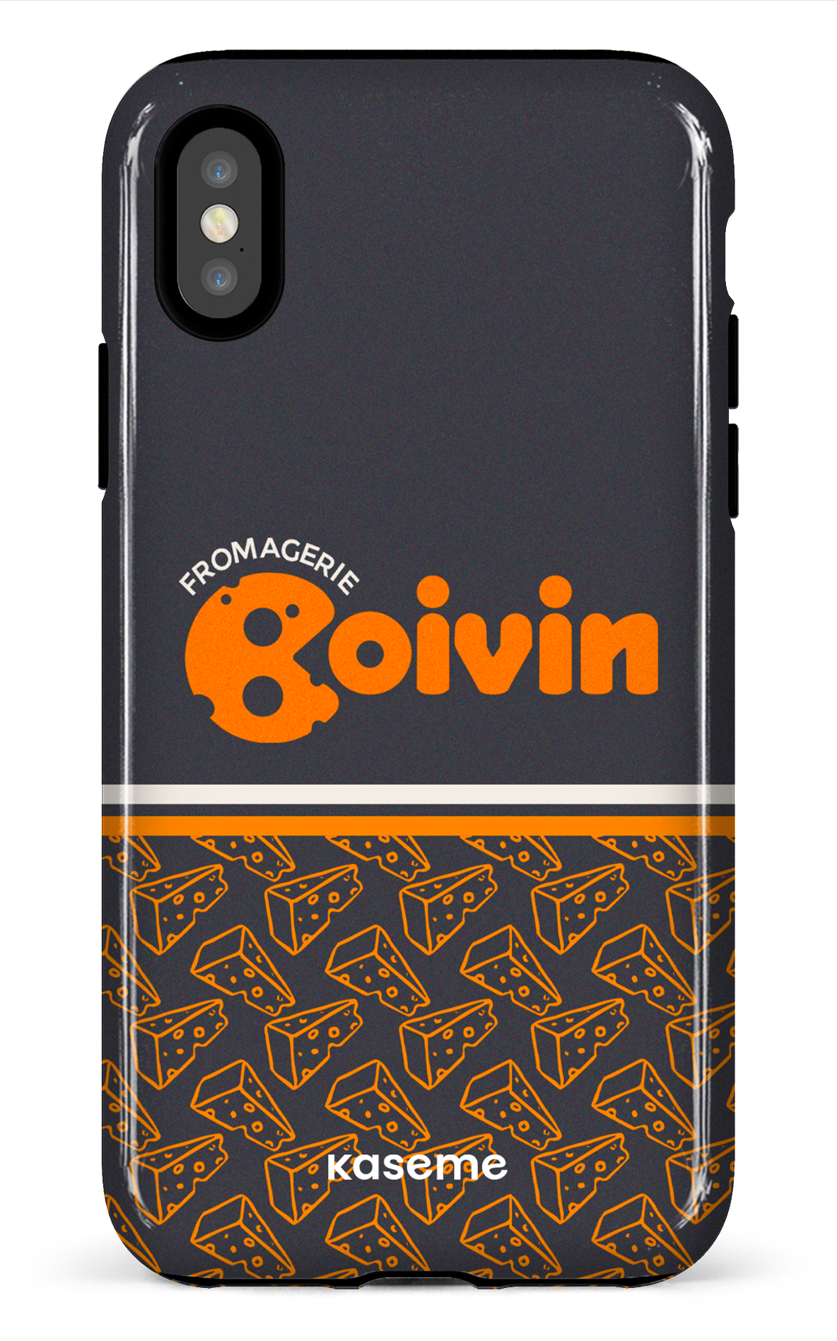 iPhone X/XS Tough Boivin Gris x Fromages -