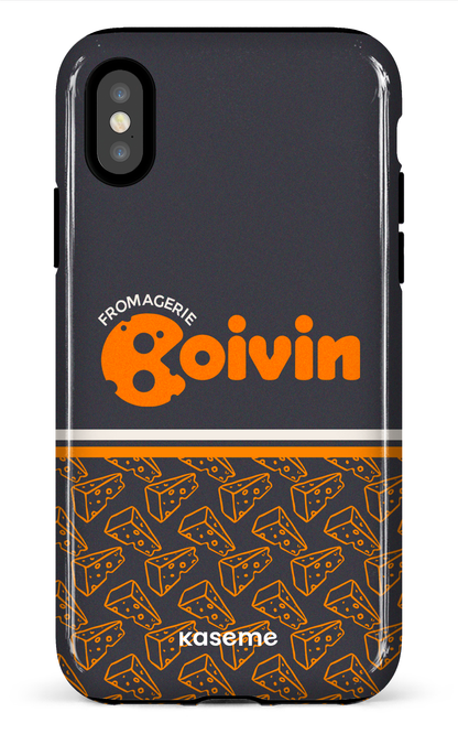 iPhone X/XS Tough Boivin Gris x Fromages -