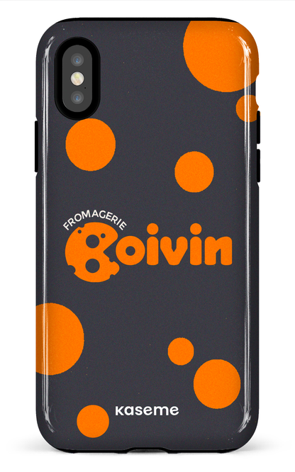 iPhone X/XS Tough Boivin Gris x Ronds -