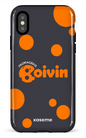 iPhone X/XS Tough Boivin Gris x Ronds -
