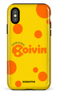 iPhone X/XS Tough Boivin Jaune x Ronds -