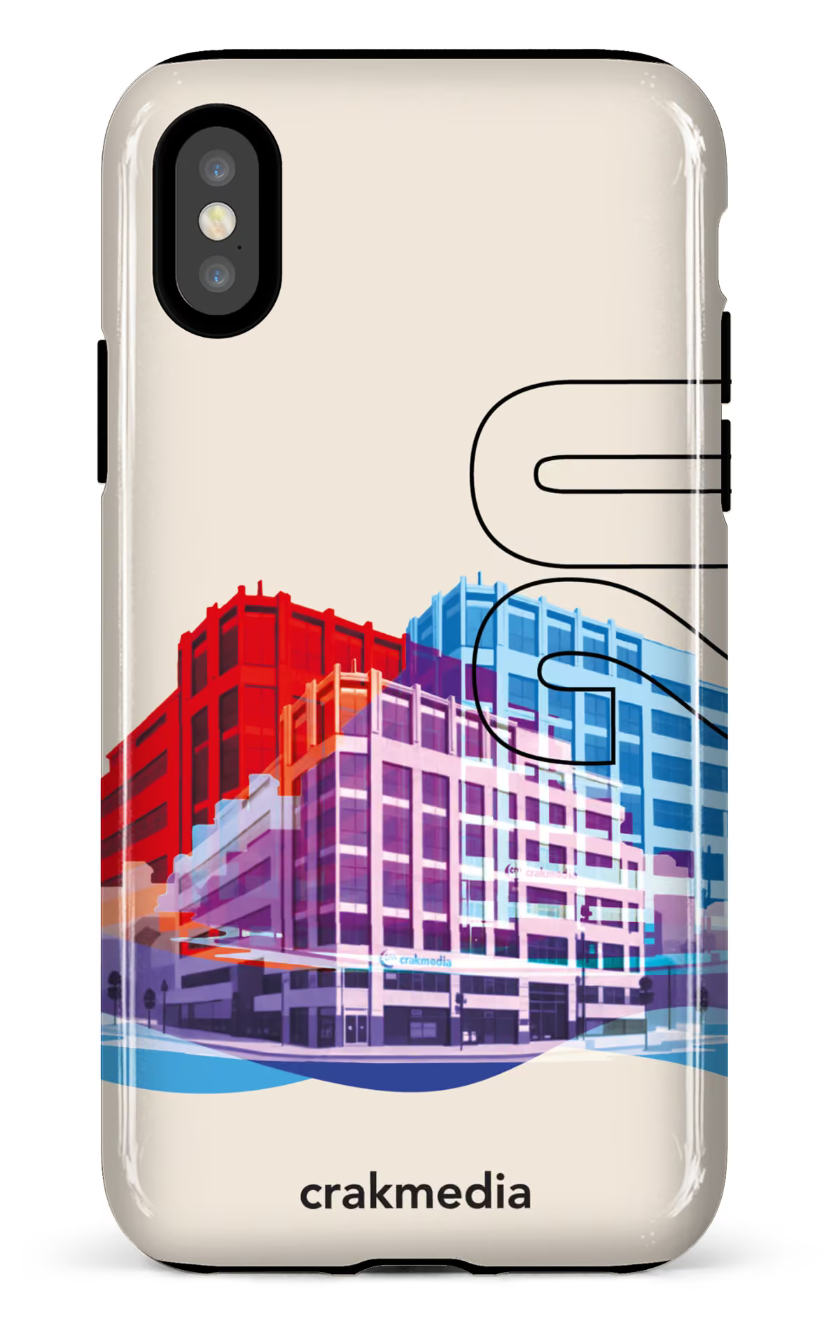iPhone X/XS Tough Building Crakmedia -