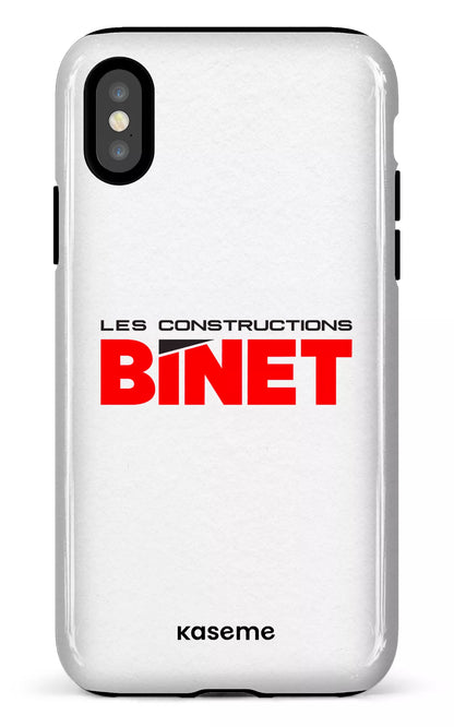 iPhone X/XS Tough Constructions Binet Blanc -