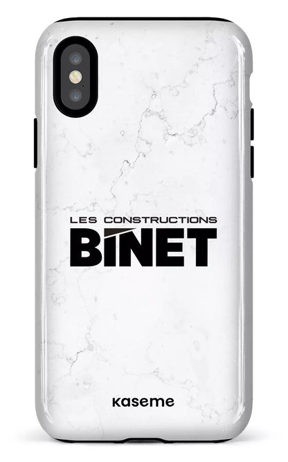 iPhone X/XS Tough Constructions Binet Marbre -