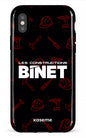 iPhone X/XS Tough Constructions Binet Noir -