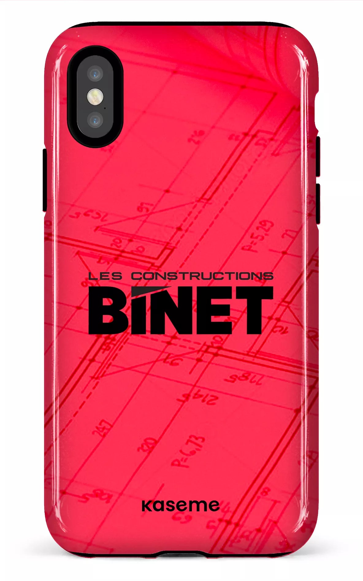 iPhone X/XS Tough Constructions Binet Rouge -