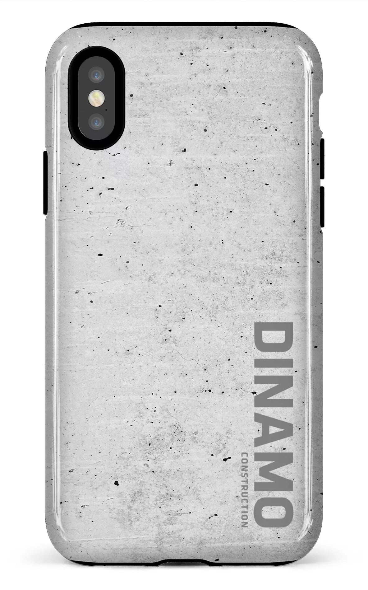 iPhone X/XS Tough Dinamo Gris x Logo Gris -