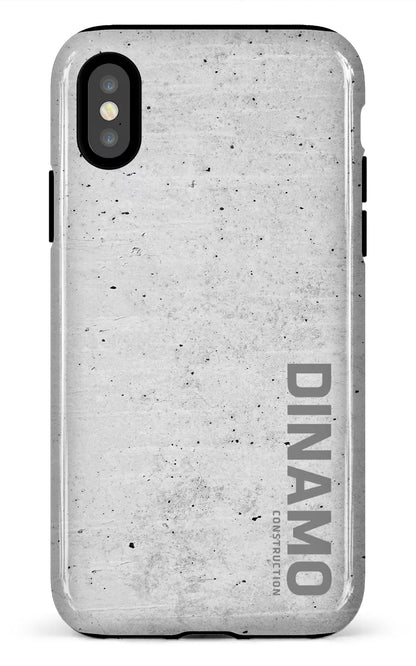 iPhone X/XS Tough Dinamo Gris x Logo Gris -