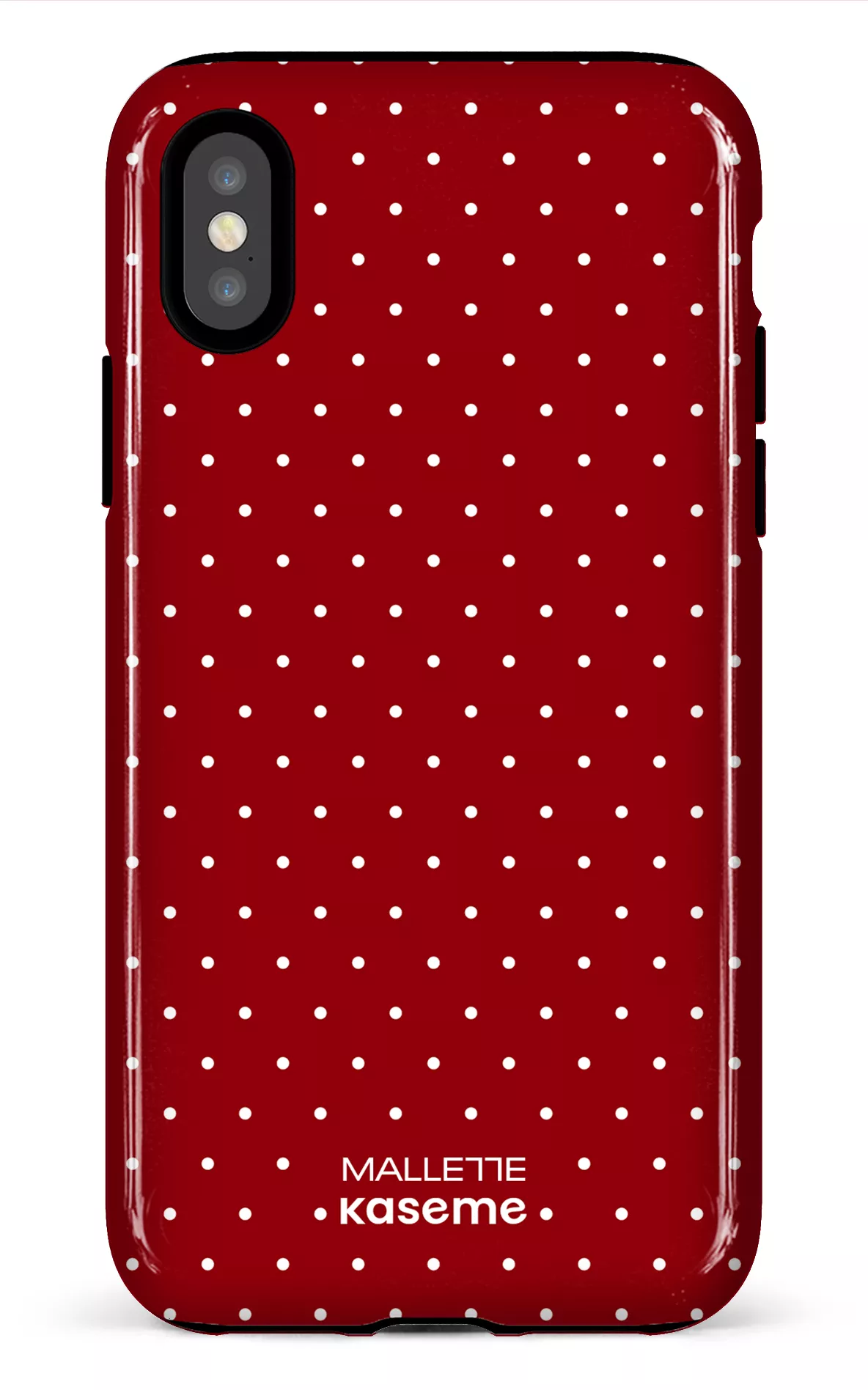 iPhone X/XS Tough Ditsy Rouge x Mallette -
